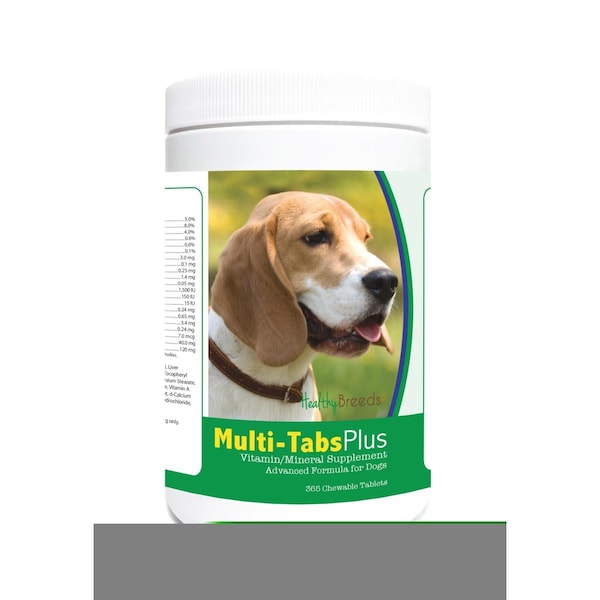Healthy Breeds Beagle Multi-Tabs Plus Chewable Tablets, 365PK 840235121860 - main